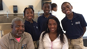 Akili Academy students and parents